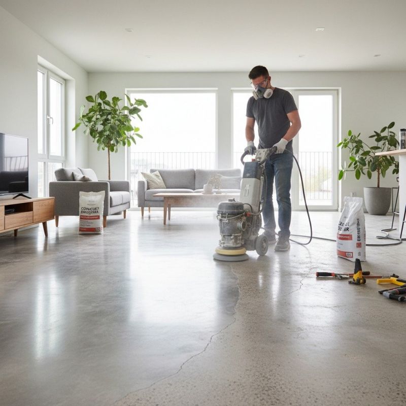 Concrete Polishing For Residential Interiors